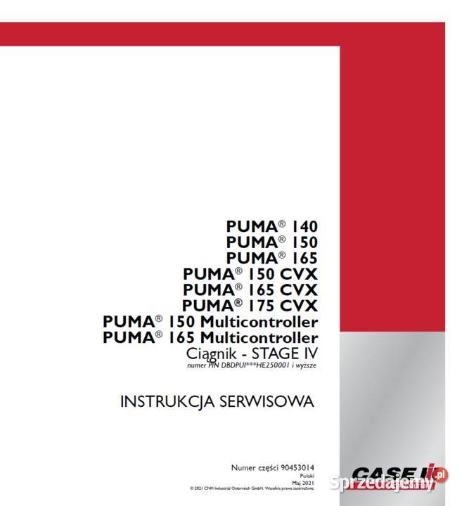 CASE PUMA 140150165175 cvx multistage IV Gdańsk