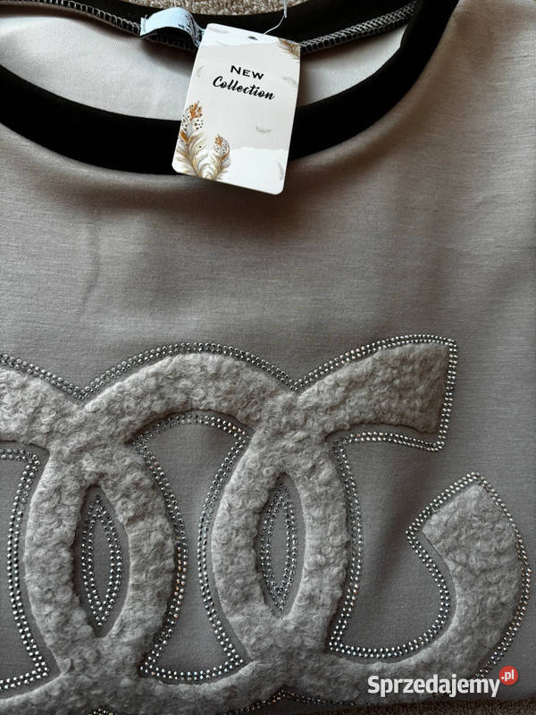 Bluza damska oversize beżowobrązowa Collection zachodniopomorskie Szczecin
