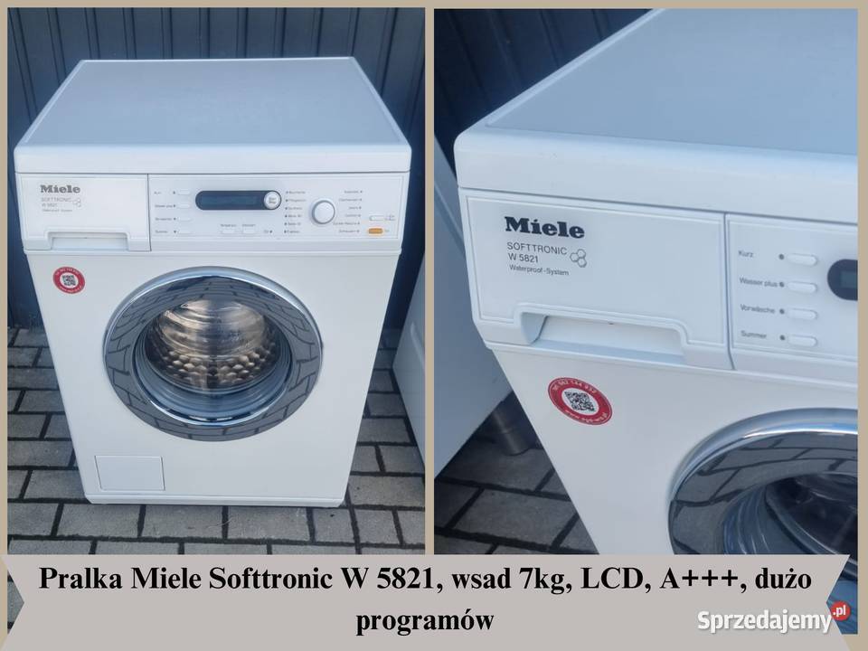 Pralka Miele Softtronic W 5821 wsad 7 LCD A dużo wolnostojące Wrocław