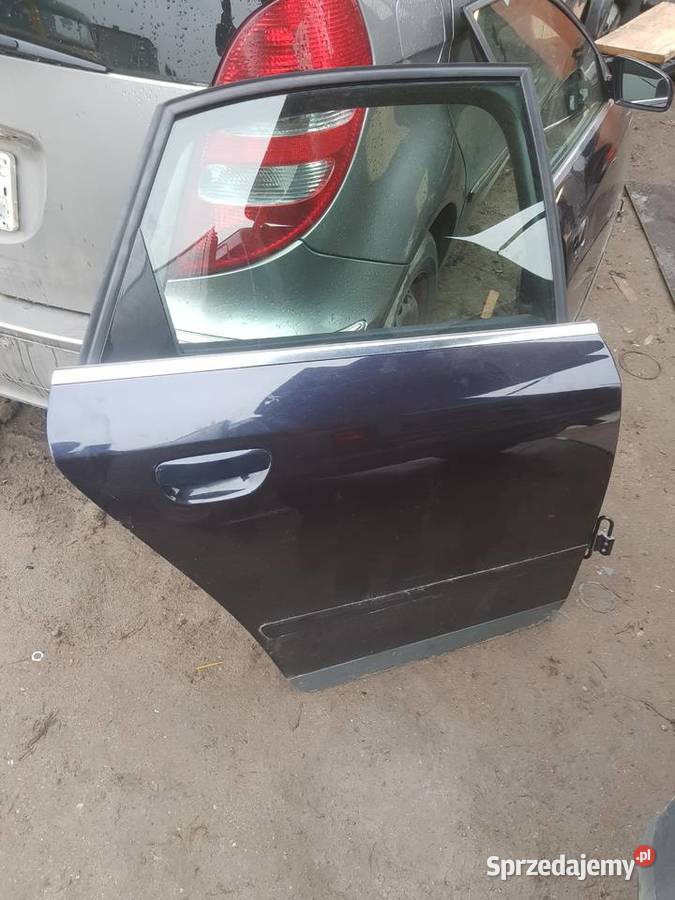 Drzwi Kpl Tylne Prawe LZ5L Audi A4 B6 Wysylka