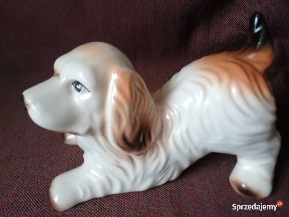 Porcelanowa figurka psa BeaglePies porcelanowy Łódź