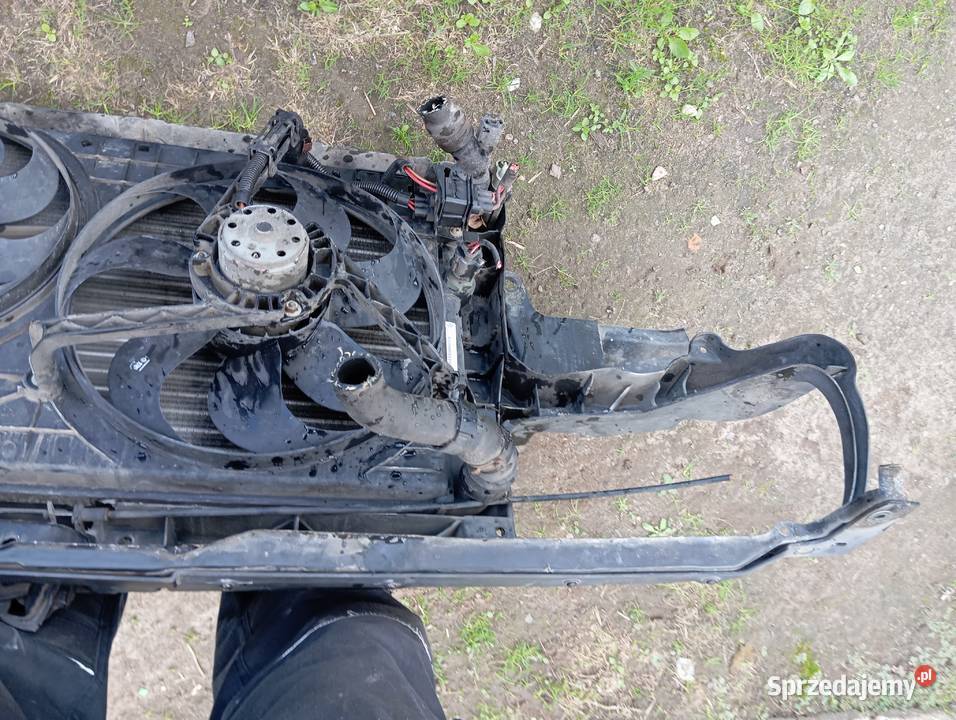 vw golf 4 pas przedni chłodnice wentylatory Kobylnica