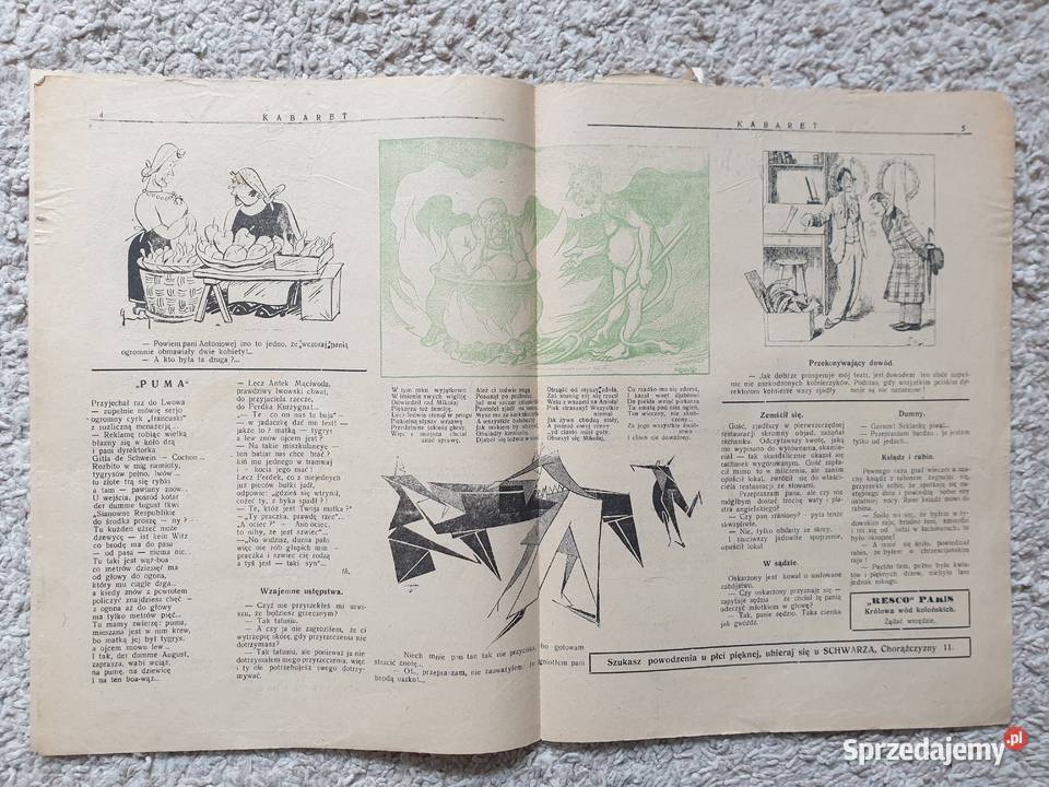 Kabaret tygodnik satyryczno humorystyczny 3 pomorskie Gdynia sprzedam