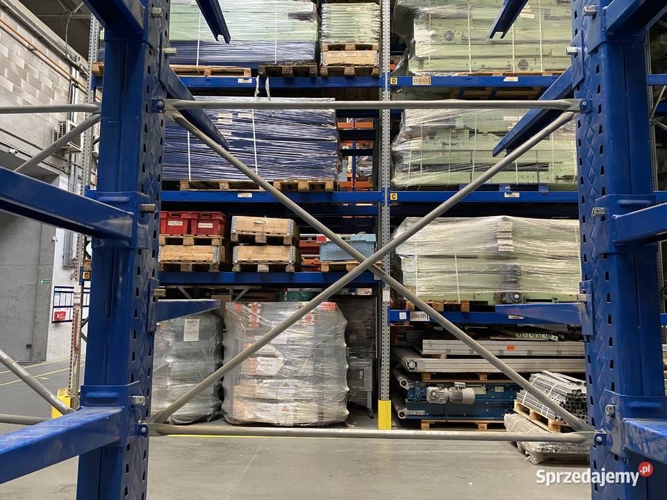 Regał wspornikowy używany H5m dwustronny OKAZJA pomorskie Chojnice