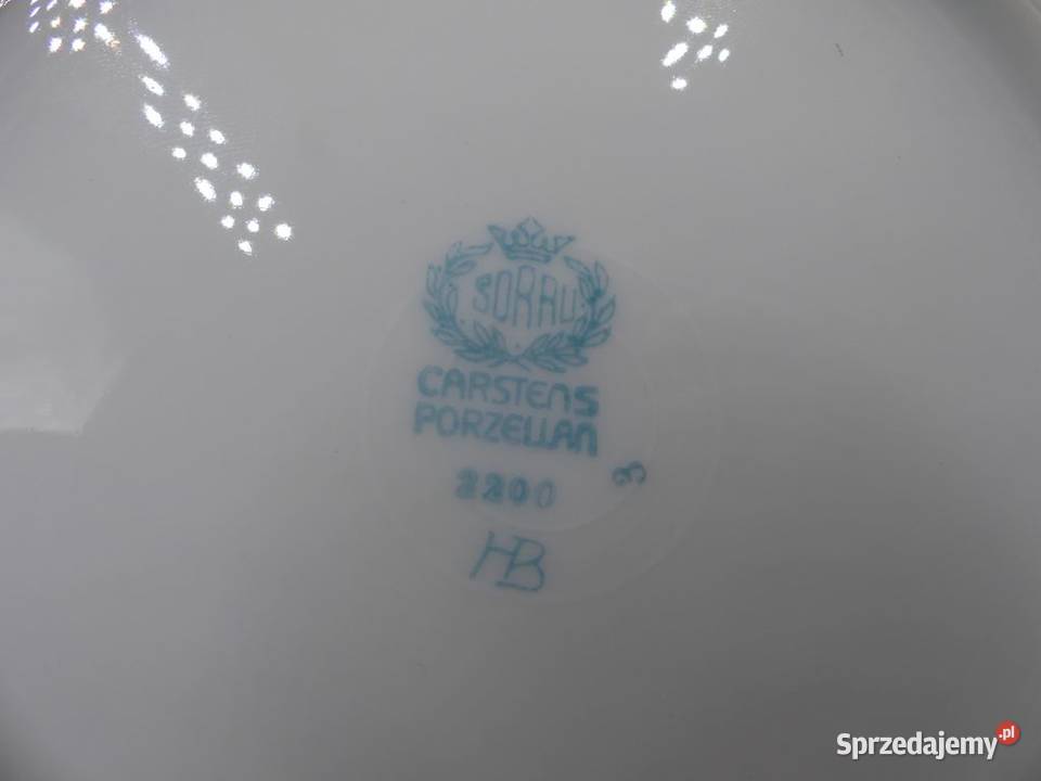 Komplet śniadaniowy Sorau Żary stan niemal wielkopolskie