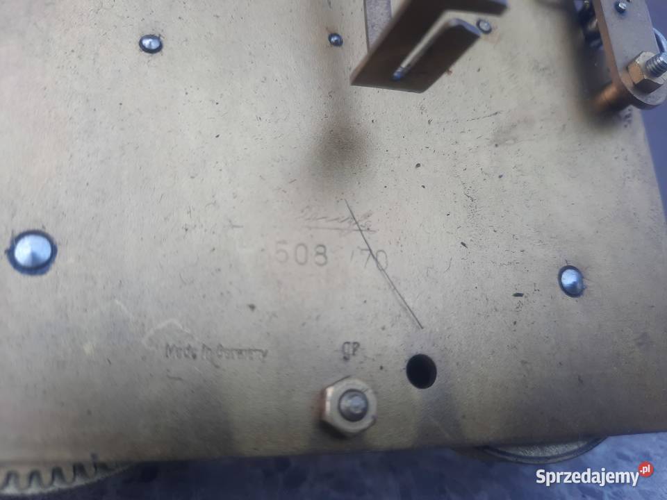 501 Mechanizm zegara łańcuchowy wagowy Kienzle Tczew sprzedam