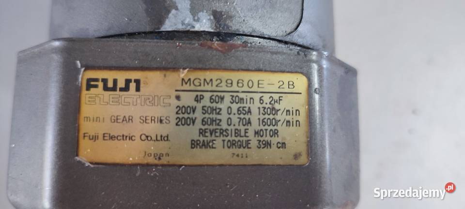 FUJI MGM2960E2B Reversible Motor MGH2936B Full dolnośląskie Wrocław
