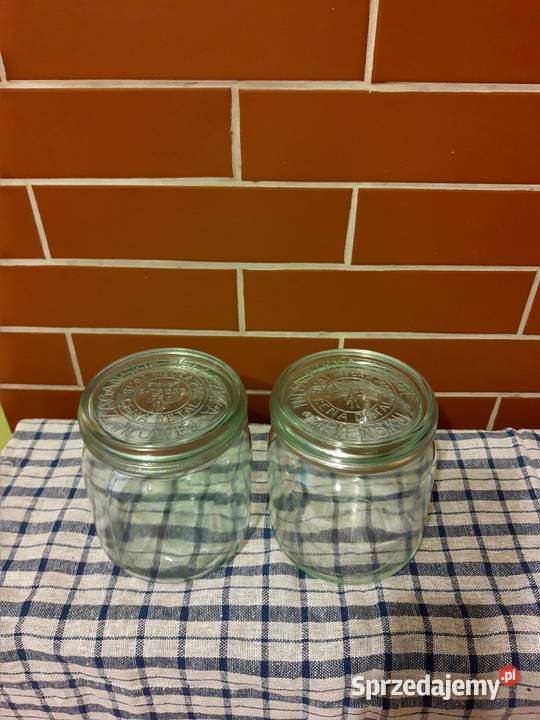 Słoiki weck PRL vintage 1L świętokrzyskie Sułków