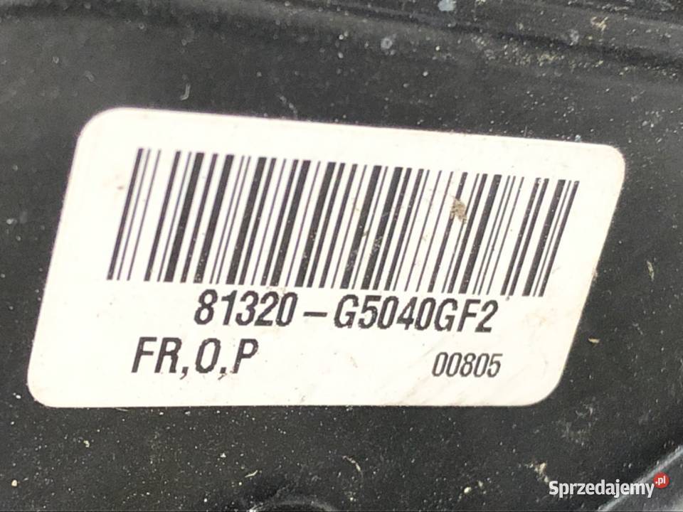 ZAMEK DRZWI PRAWY PRZÓD KIA NIRO Minivan sprzedam