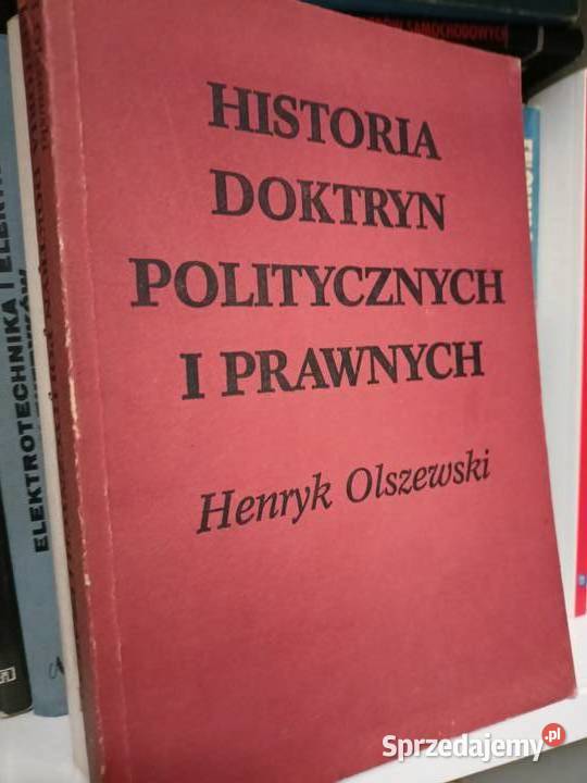 Historia Doktryn Politycznych I Prawnych Olszewski Książki Warszawa ...