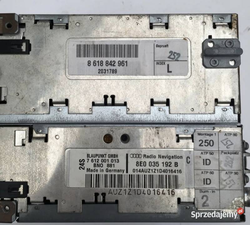 RADIO NAWIGACJA NAVIGATION PLUS AUDI A4 B6 Działoszyce