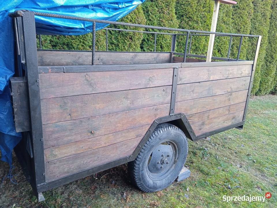 Przyczepa rolnicza jedno osiowa Kłaj