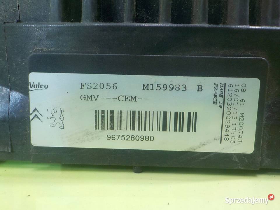 PEUGEOT 208 I 12 VTI 13r HB 3D wentylator