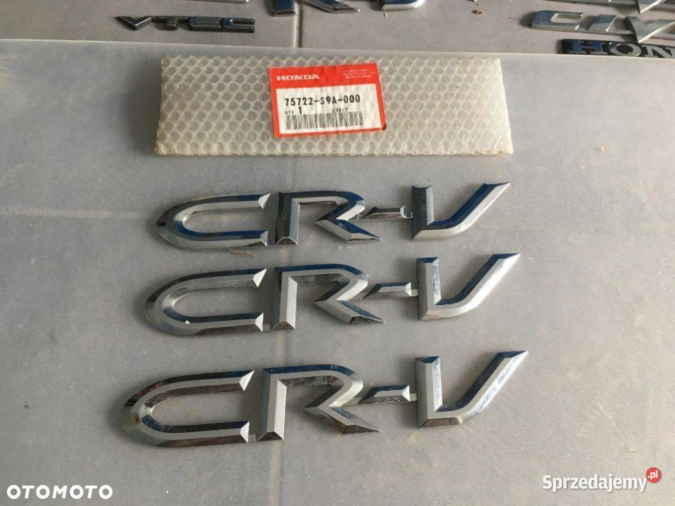 HONDA CRV CRV II2 2004 NAPIS ZNACZEK EMBLEMAT Motycz