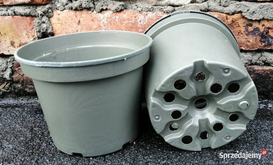 Doniczki produkcyjne 2litry NOWE szare 165 Siewierz