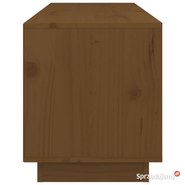 Szafka pod TV miodowy brąz 105x34x40 lite drewno mazowieckie Warszawa