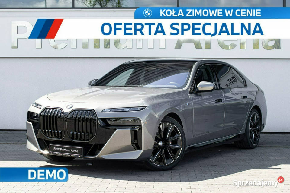 BMW 740 BMW 740d xDrive Limuzyna Demo Koła światła do jazdy dziennej BMW Łódź sprzedam