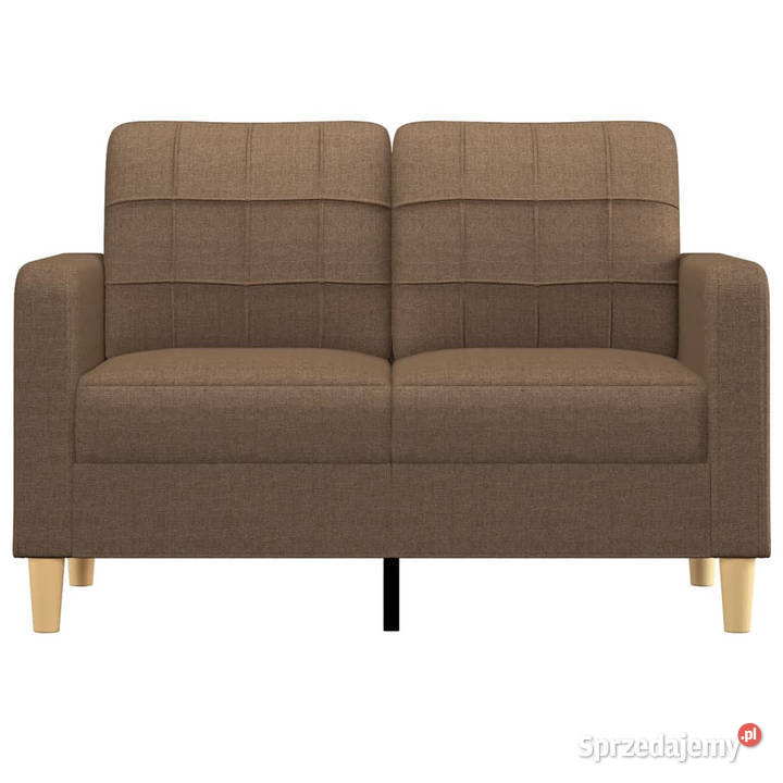 Sofa 2osobowa brązowa 120 tapicerowana tkaniną mazowieckie Warszawa