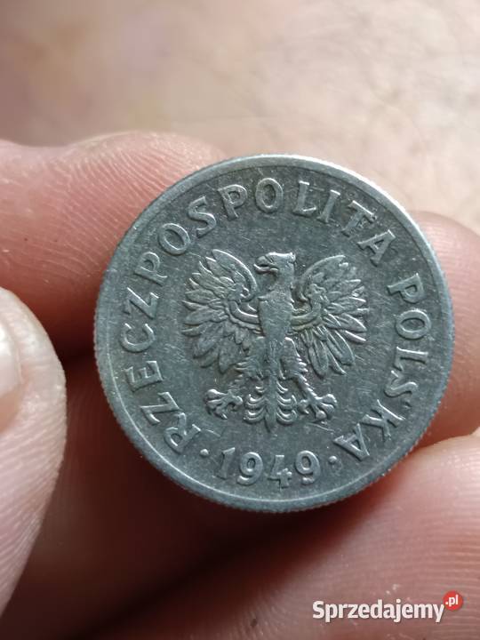 Sprzedam monete 50 gr 1949 r mala skretka Chełm sprzedam