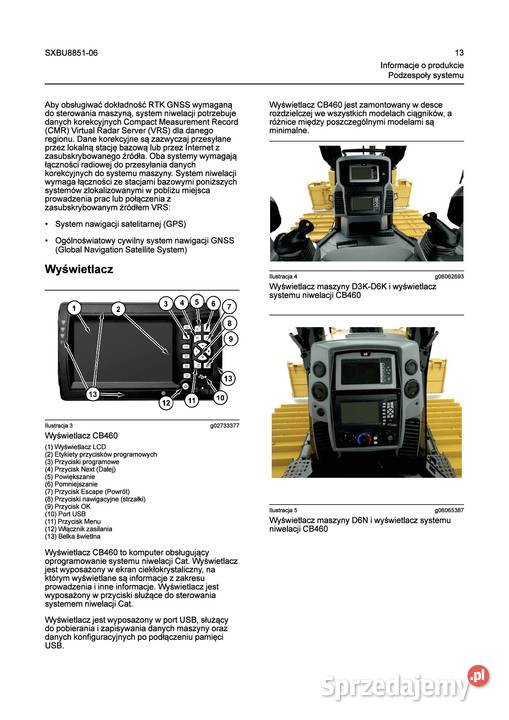 CATERPILLAR D3K D4K D6K D6N D6T Trójwymiarowy Kraków