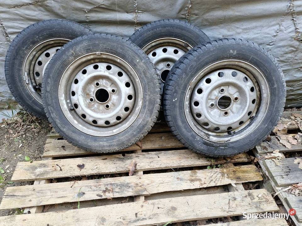 Komplet opon na stalowych felgach 18560 R14 Nowy Dwór Mazowiecki