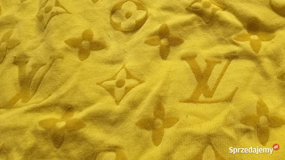 Louis Vuitton Żółty TShirt Monogram 100 Bawełna Odzież codzienna Tarnobrzeg