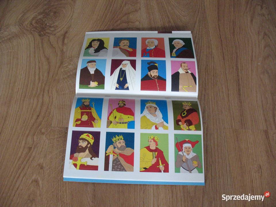Poczet władców polskich Kolorowanki patriotyczne Książki i Podręczniki śląskie Chorzów