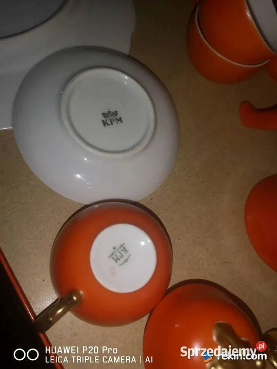 Dzbanek mlecznik cukiernica KPM pomorskie Gdańsk