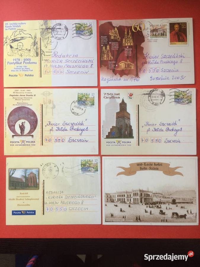 525 Zestaw Kart Pocztowych 1 Szczecin