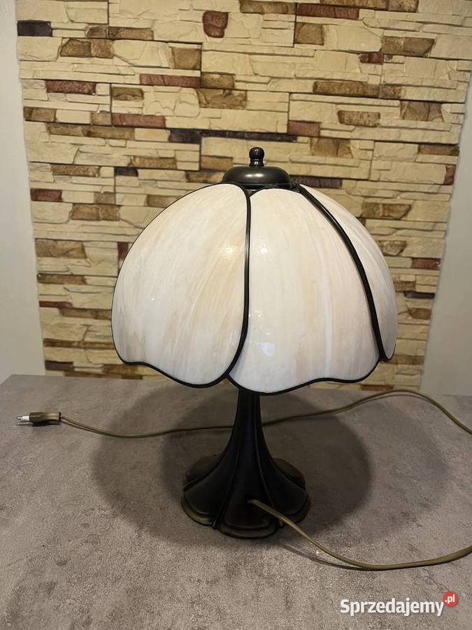 Lampa lampy mosiężne Tiffany łódzkie Poddębice