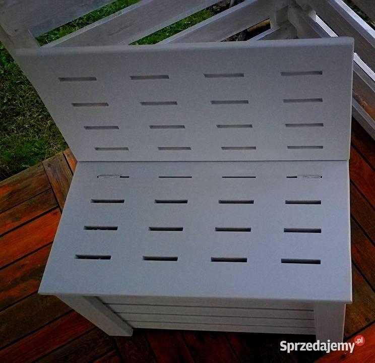 Skrzynia ze składanym oparciem ławka z oparciem Radków