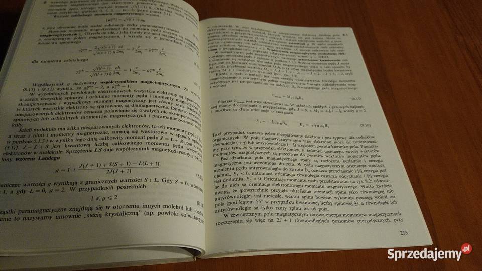 Podstawy spektroskopii molekularnej Zbigniew pomorskie Gdańsk