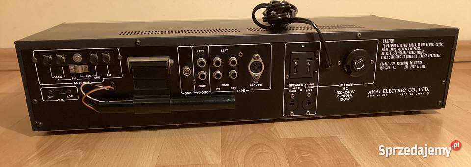 Wzmacniacz Amplituner AKAI AA810 SPRAWNY śliczne Gdynia
