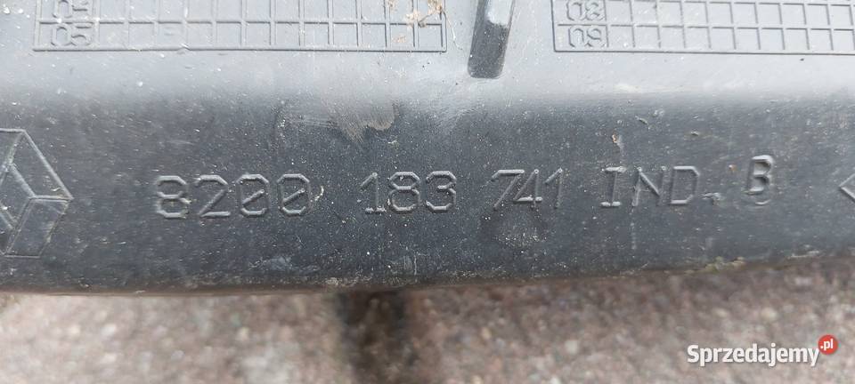Ślizg zderzaka lewy prawy Renault Scenic ll