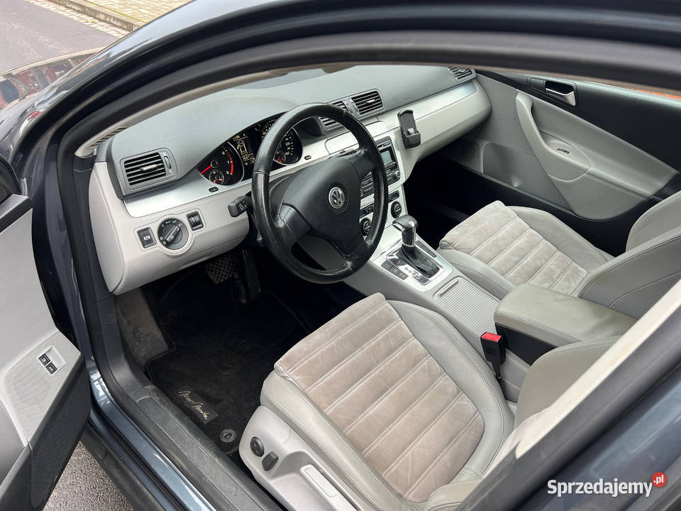 VW Passat B6 14 122 DSG Highline jasne wnętrze
