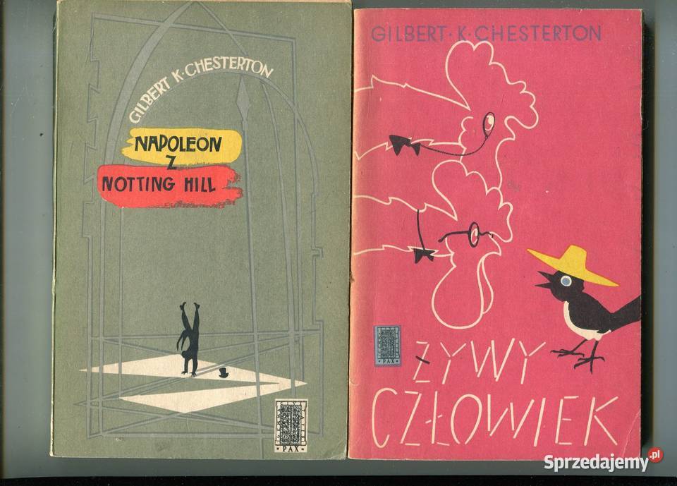 Żywy człowiek Napoleon z Notting Hill Gilbert Szczecin