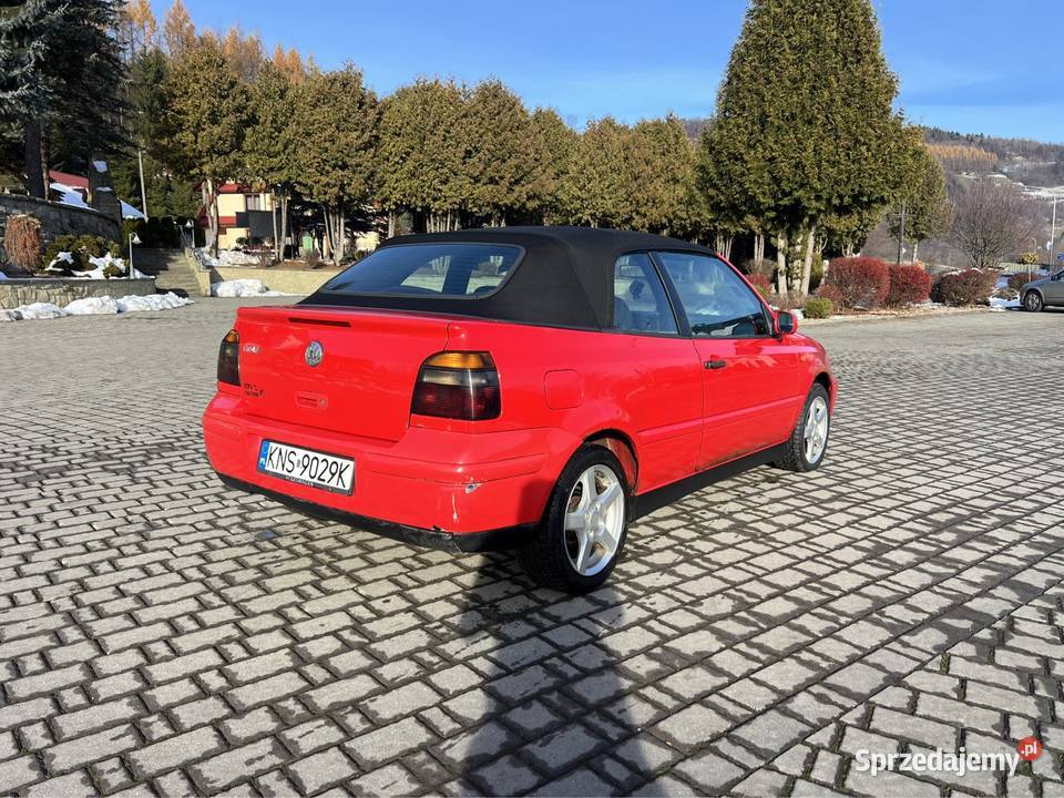 Volkswagen Golf kabriolet 19tdj IV mk35 Rok produkcji 1998 Limanowa