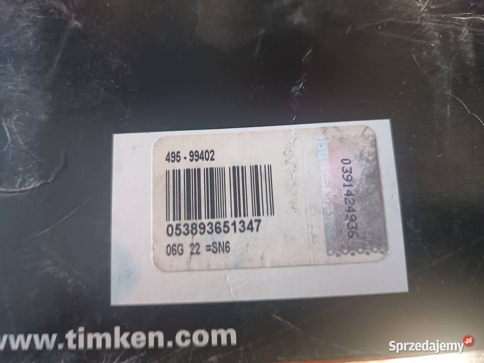 Łożysko stożkowe TIMKEN 495492A 762x13335x30162 Dąbrowa Górnicza sprzedam