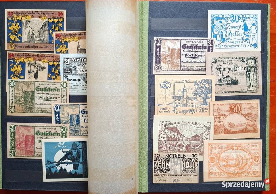 Stary Pieniądz Papierowy Zestaw Notgeldów 237