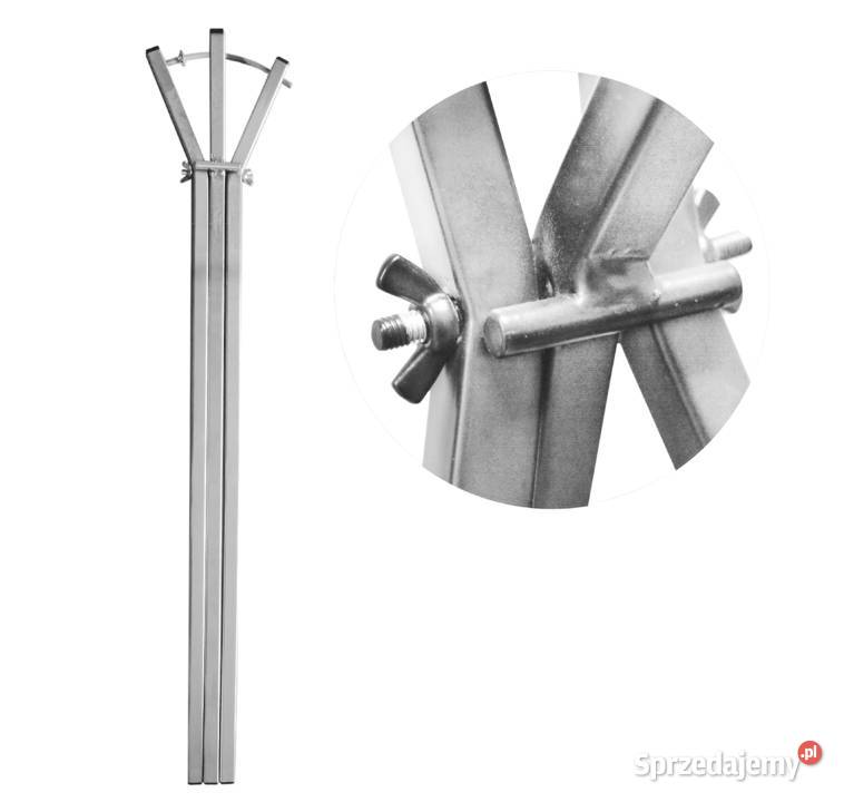 SREBRNY Stojak na Kwiaty i Wieńce 120