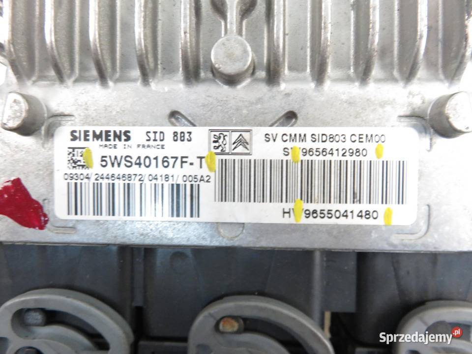 STEROWNIK PEUGEOT 407 20 HDi 9656412980 sprzedam