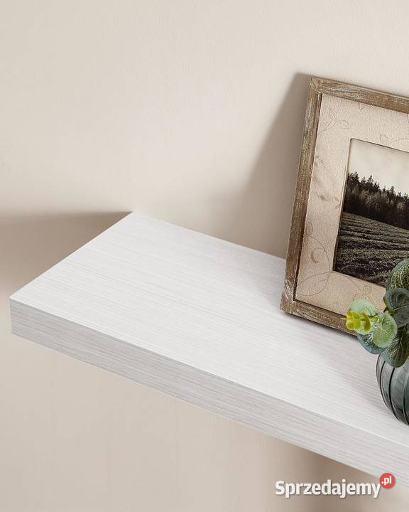 Półka ścienna 20x80x38 biały klon 80cm Półki śląskie Ruda Śląska