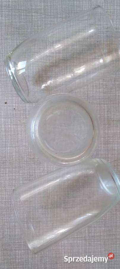 Szklanki cienkie dno PRL Koło