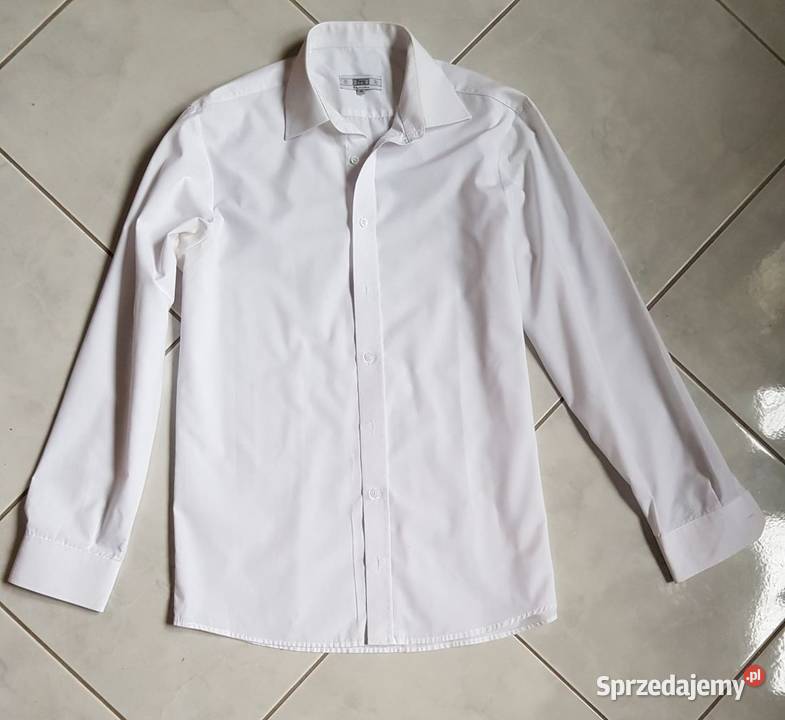 koszula biała z kołnierzykiem damska męska slim długi Kielce sprzedam