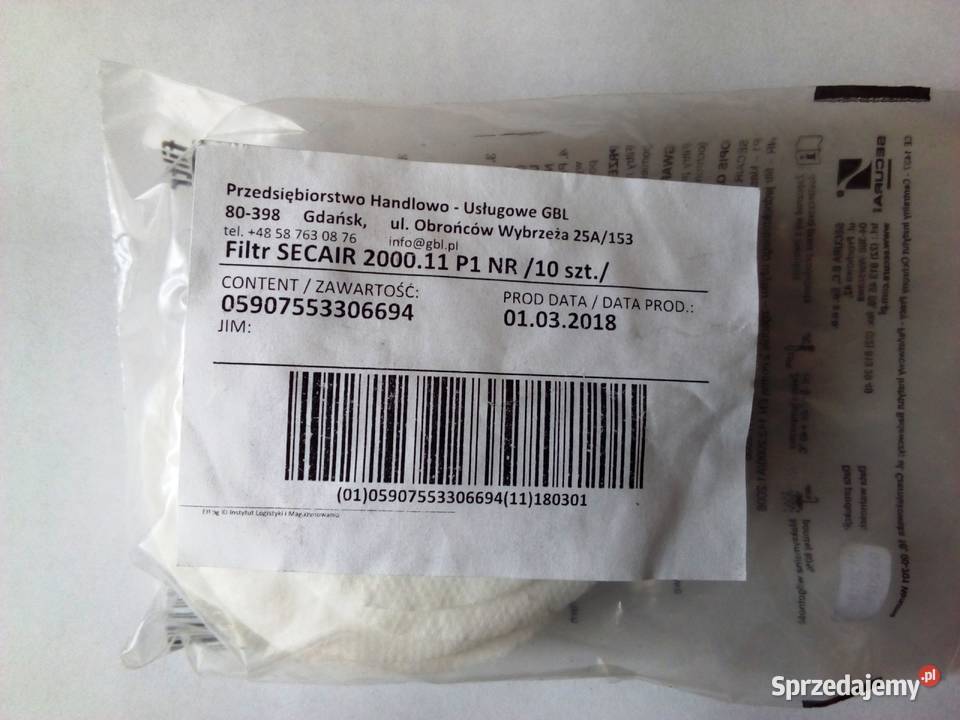 Filtr SECAIR 200011 P1