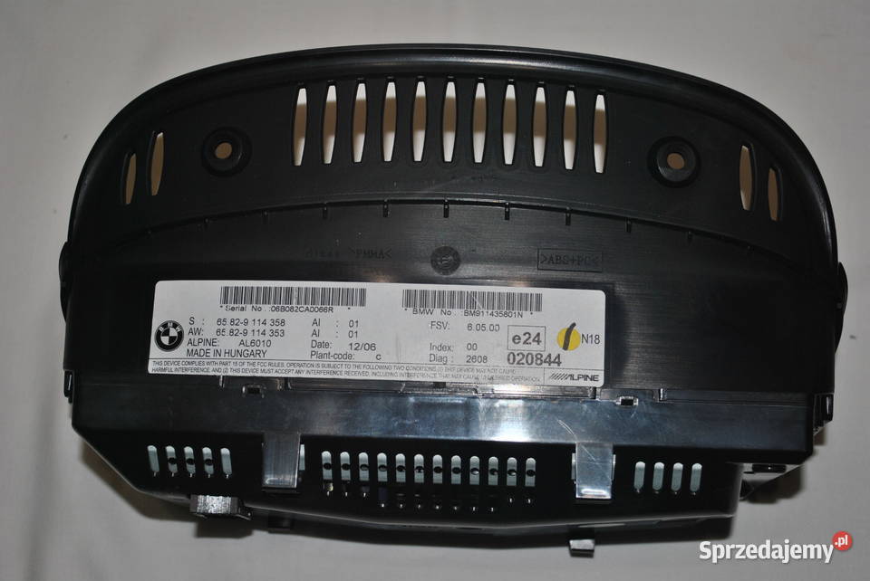 Monitor nawigacji BMW E60 E61 E63 E64