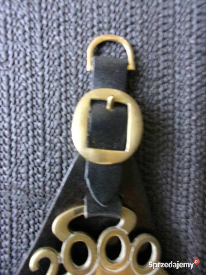 Mosiężna ładne ozdoba Milenijna 2000 poswięcona Antyki, Sztuka, Kolekcje Warszawa