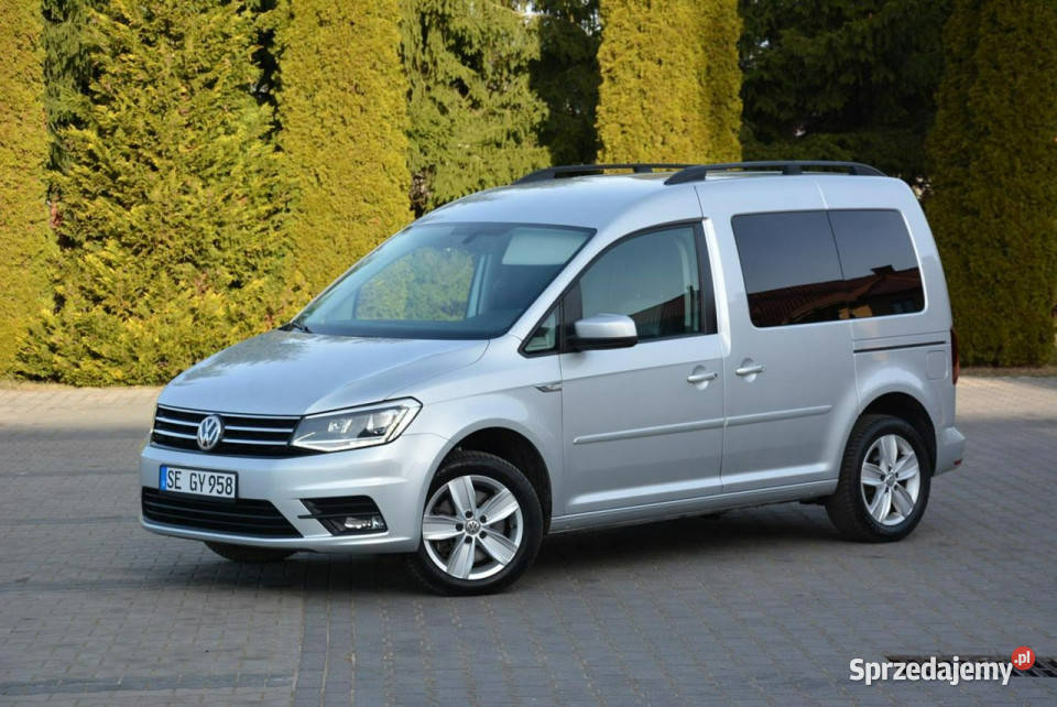 Volkswagen Caddy DSG Ledy Radar ACC Kamera HAK elektryczne lusterka