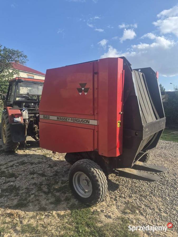 Prasa rolująca massey ferguson 822