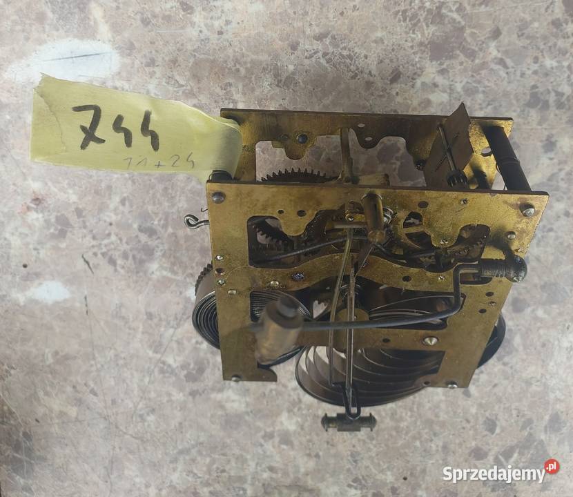 744 Mechanizm starego zegara ściennego Junghans pomorskie